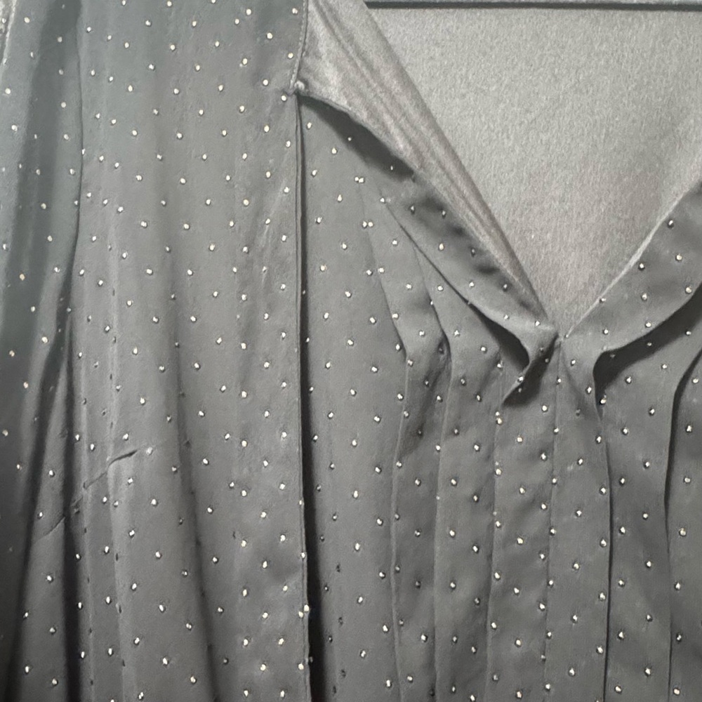 Lane Bryant Black Polka Dot Dress - Picture 6 of 9